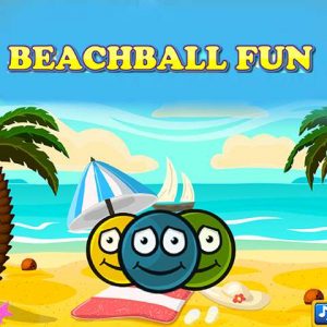 Crazy beach ball game online for kids