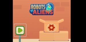 How to play Robots vs. Aliens Game step 1