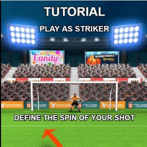 How to be a Soccer Player in Real Freekick Games Flash Play step2